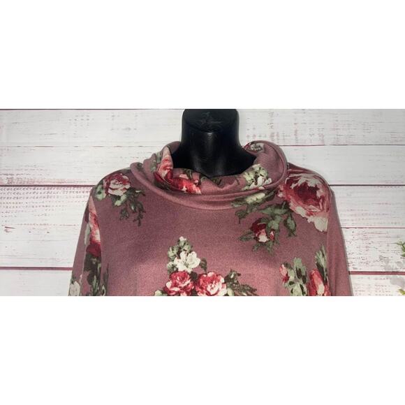 Oddy Boutique Rosie Mauve Cowl Neck Sweater Large+ Oversized - Picture 4 of 5